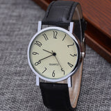 Watch Male Colorful Blue Light Glass Belt Man Wrist Watch