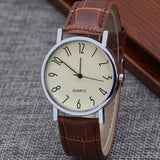 Watch Male Colorful Blue Light Glass Belt Man Wrist Watch
