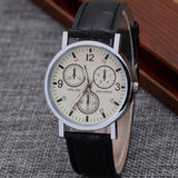 Watch Male Colorful Blue Light Glass Belt Man Wrist Watch
