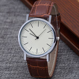 Watch Male Colorful Blue Light Glass Belt Man Wrist Watch