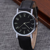 Watch Male Colorful Blue Light Glass Belt Man Wrist Watch