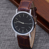 Watch Male Colorful Blue Light Glass Belt Man Wrist Watch