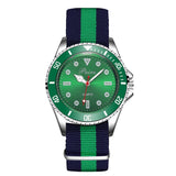 Watch Colour Stripe Weave Bring Quartz Motion Wrist Watch Watch