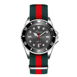 Watch Colour Stripe Weave Bring Quartz Motion Wrist Watch Watch