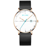 Watch Business Affairs Leisure Time Quartz Watch Waterproof Skin Net Bring
