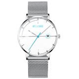 Watch Business Affairs Leisure Time Quartz Watch Waterproof Skin Net Bring