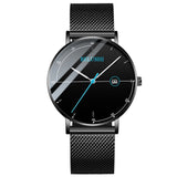 Watch Business Affairs Leisure Time Quartz Watch Waterproof Skin Net Bring