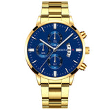 Men Militar Stainless Steel Watches Luxury Calendar Quartz Wristwatch Mens Business Casual Watch for Man Clock relogio masculino