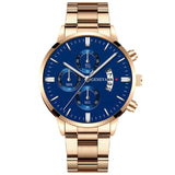 Men Militar Stainless Steel Watches Luxury Calendar Quartz Wristwatch Mens Business Casual Watch for Man Clock relogio masculino