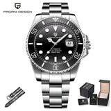 PAGANI Design Luxury Brand Men Watches Automatic Green Watch Men Stainless Steel Waterproof Business Sport Mechanical Wristwatch