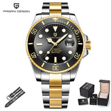 PAGANI Design Luxury Brand Men Watches Automatic Green Watch Men Stainless Steel Waterproof Business Sport Mechanical Wristwatch