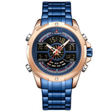 NAVIFORCE Watches For Men Top Luxury Brand Business Quartz Men’s Watch Stainless Steel Waterproof Wristwatch Relogio Masculino