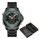 NAVIFORCE Watches For Men Top Luxury Brand Business Quartz Men’s Watch Stainless Steel Waterproof Wristwatch Relogio Masculino