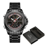 NAVIFORCE Watches For Men Top Luxury Brand Business Quartz Men’s Watch Stainless Steel Waterproof Wristwatch Relogio Masculino